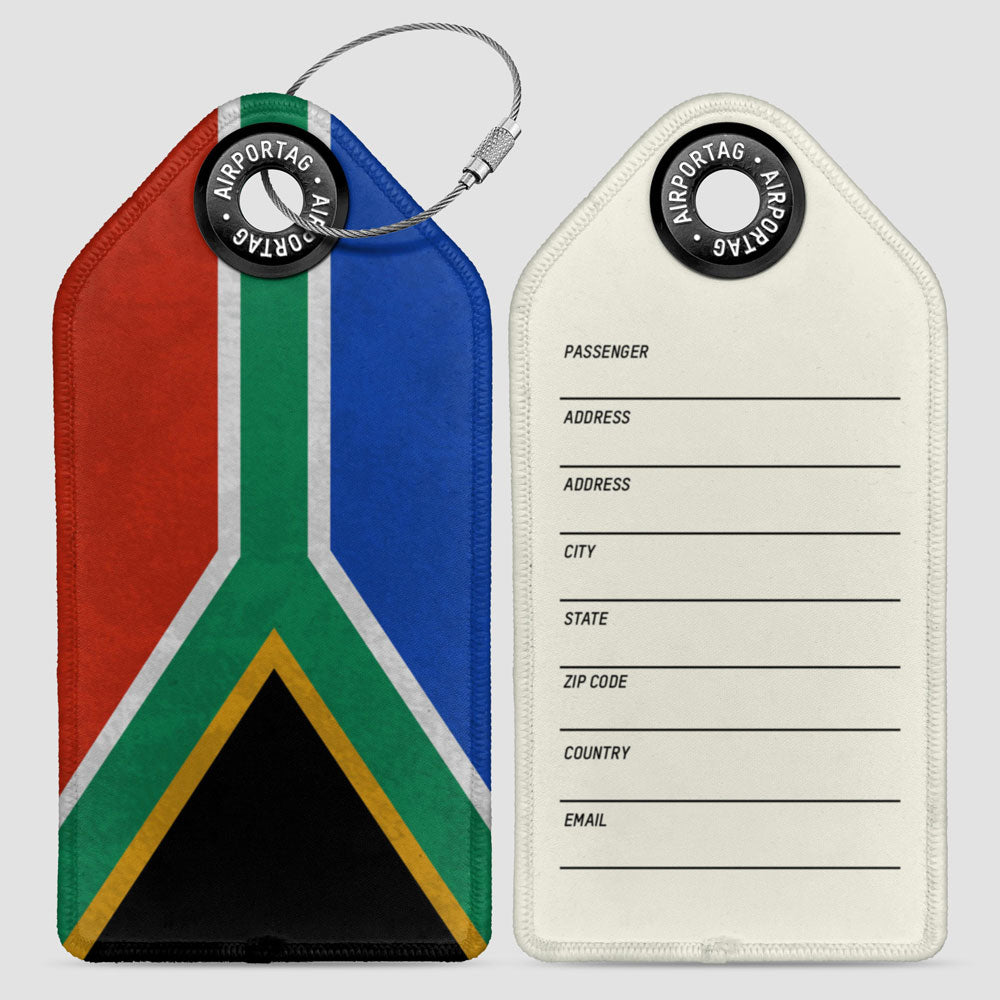 South African Flag - Luggage Tag