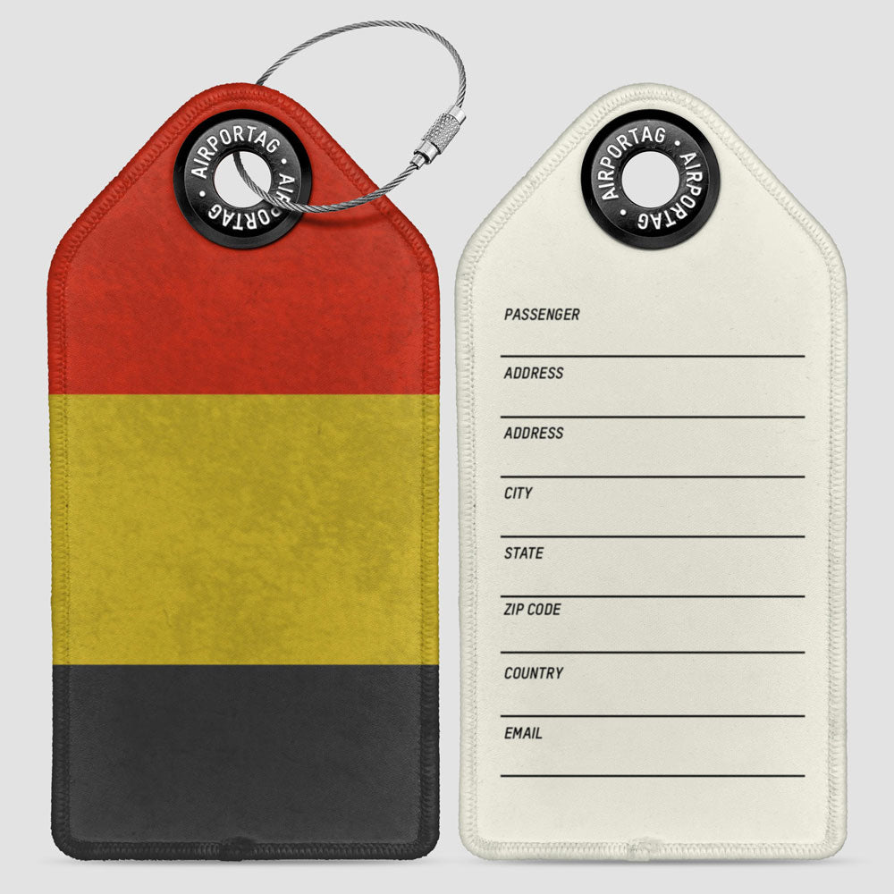 Belgian Flag - Luggage Tag