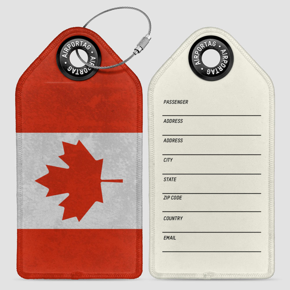 Canadian Flag - Luggage Tag