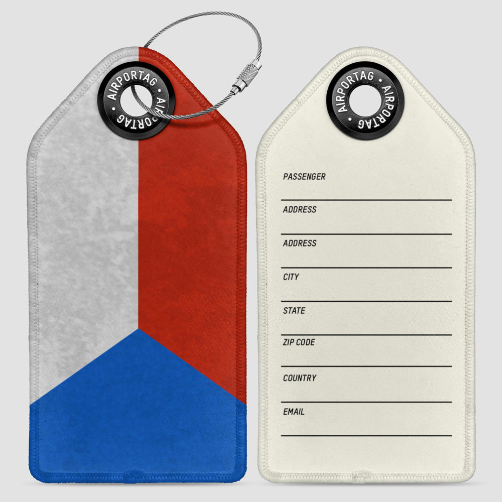 Czech Republic Flag - Luggage Tag