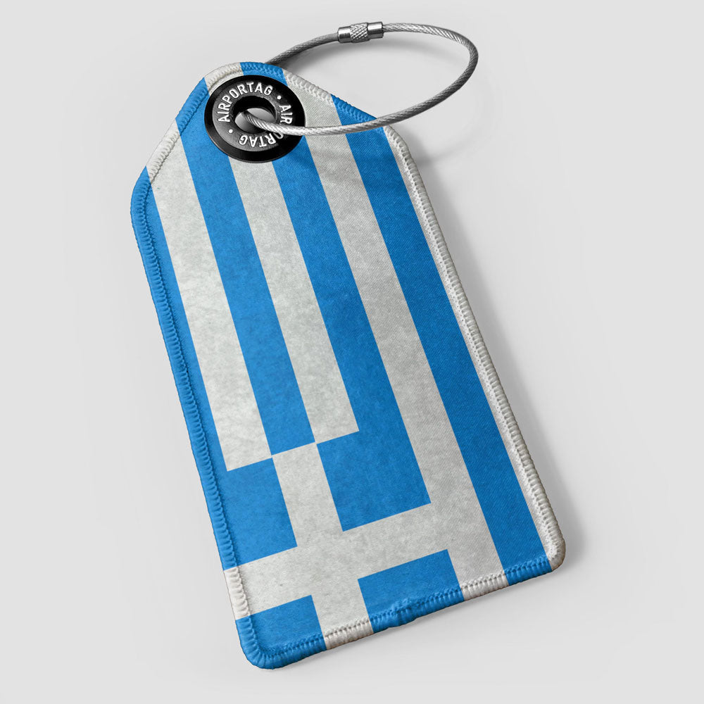 Greek Flag - Luggage Tag