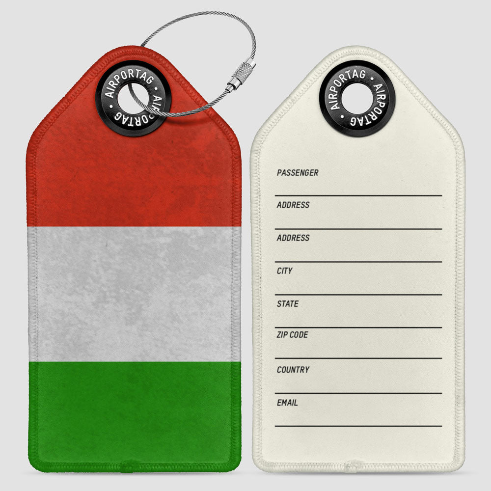 Italian Flag - Luggage Tag