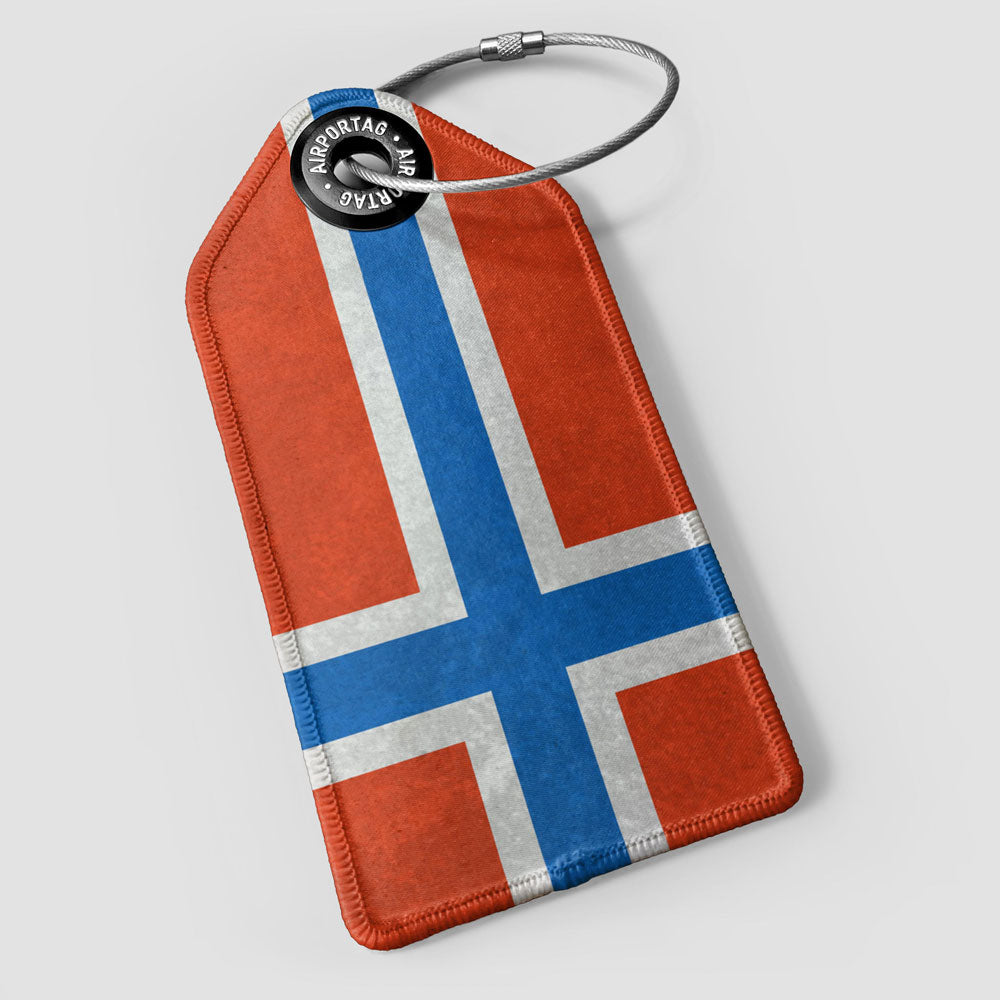 Norwegian Flag - Luggage Tag