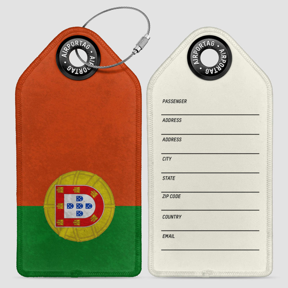 Portuguese Flag - Luggage Tag