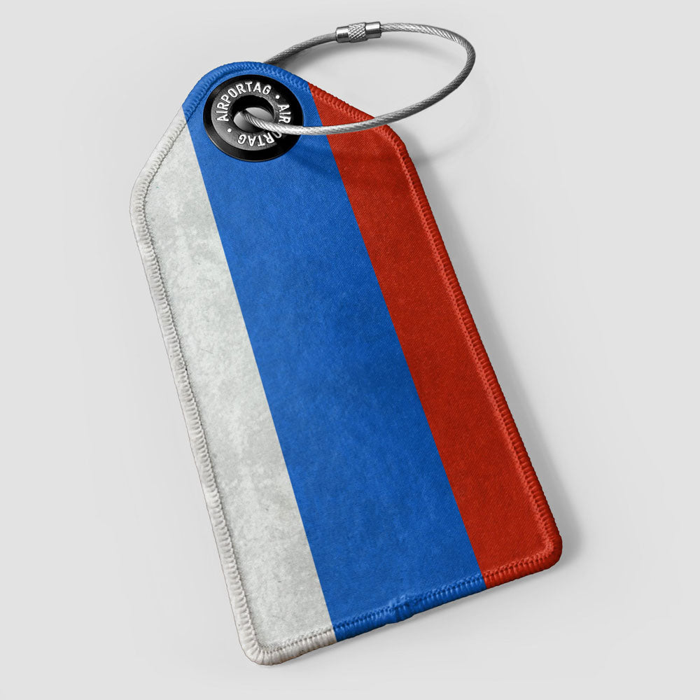 Russian Flag - Luggage Tag