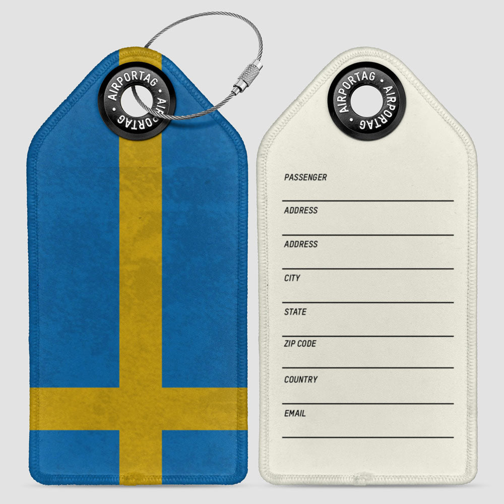 Swedish Flag - Luggage Tag