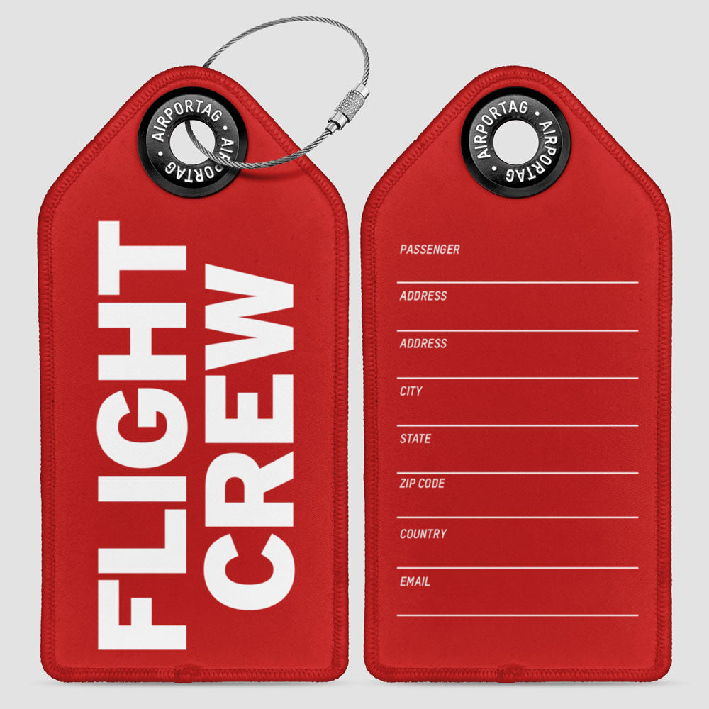 Flight crew luggage tags on sale