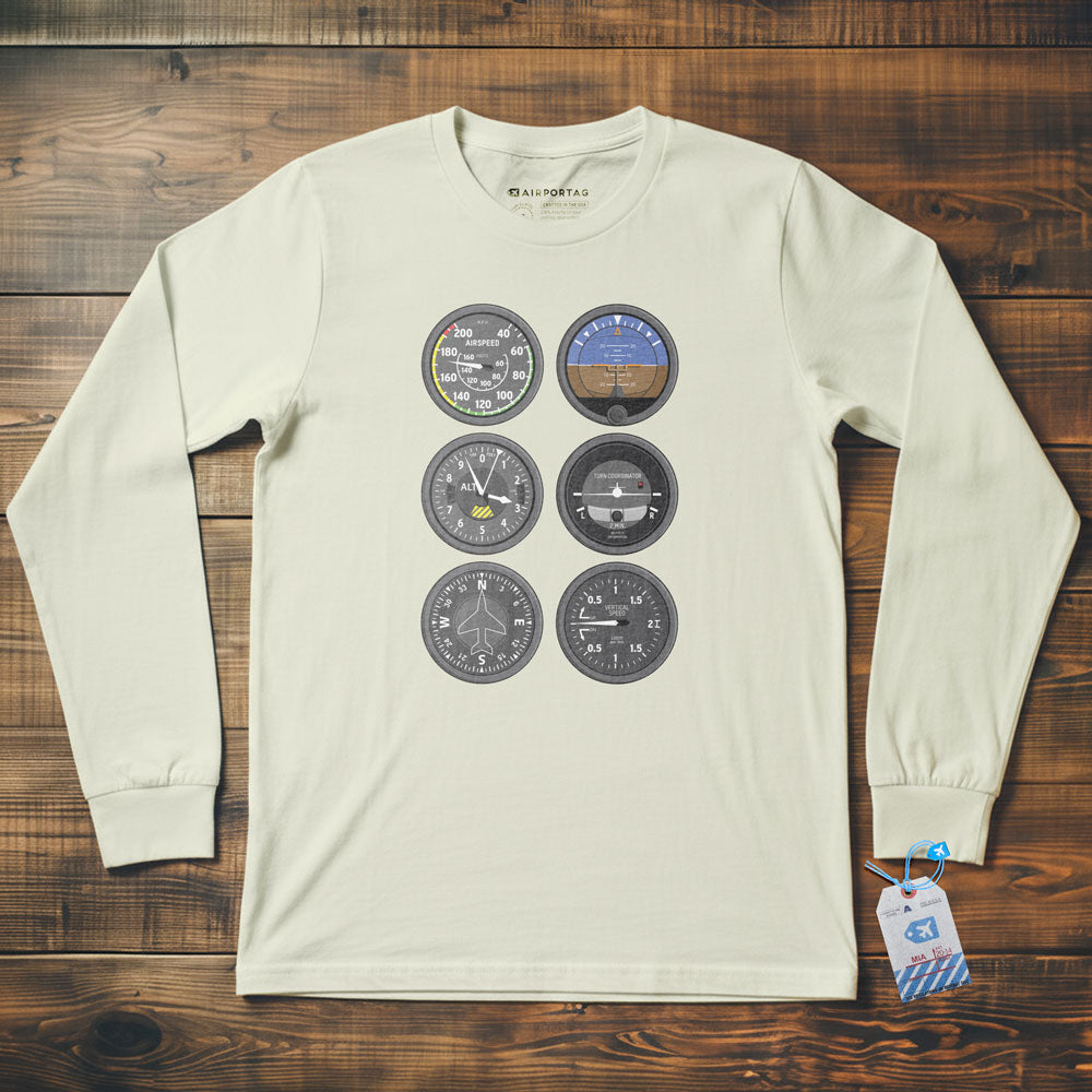 Flight Instruments - Long Sleeve T-Shirt