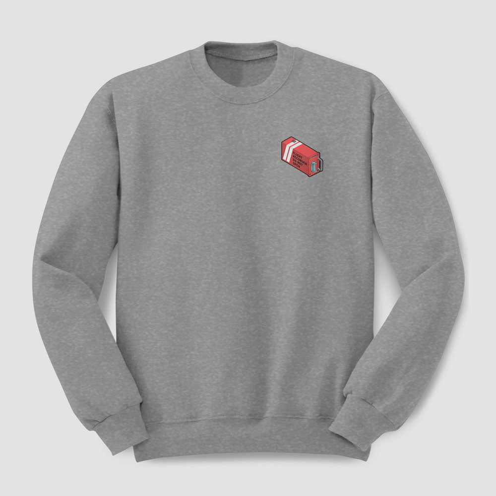 Boîte d'enregistreur de vol minuscule - Sweat-shirt