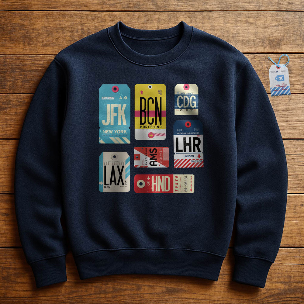 Étiquettes de vol - Sweat-shirt