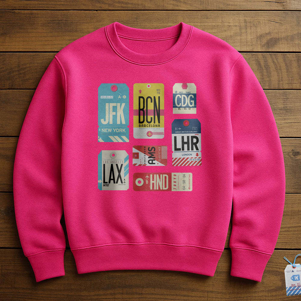 Étiquettes de vol - Sweat-shirt