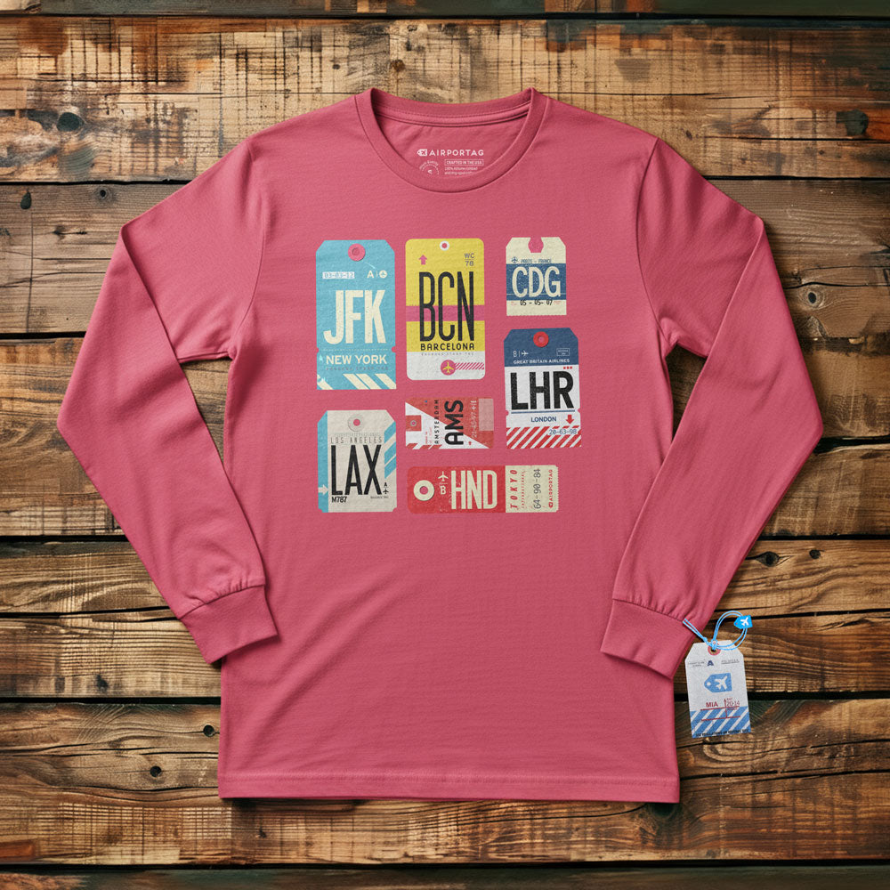 Flight Tags - Long Sleeve T-Shirt