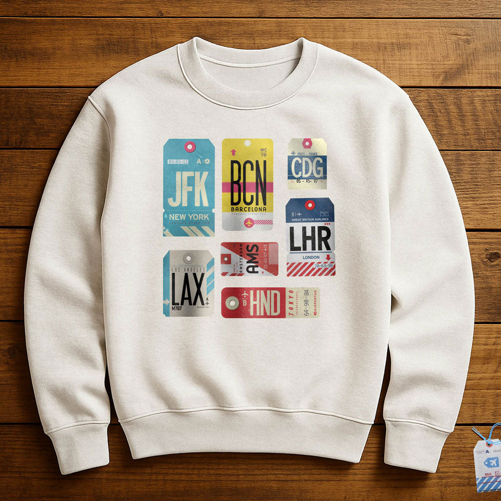 Flight Tags - Sweatshirt