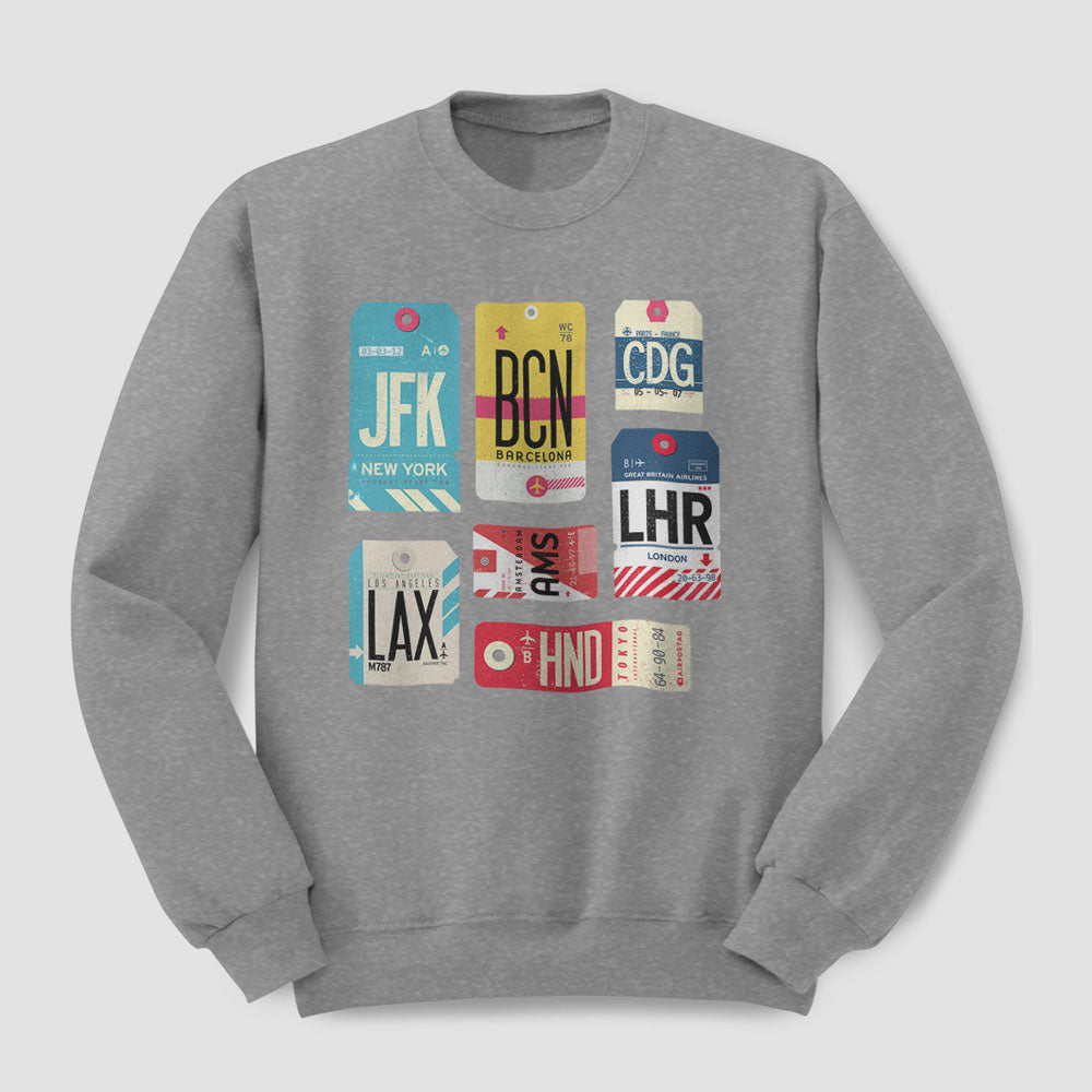 Étiquettes de vol - Sweat-shirt