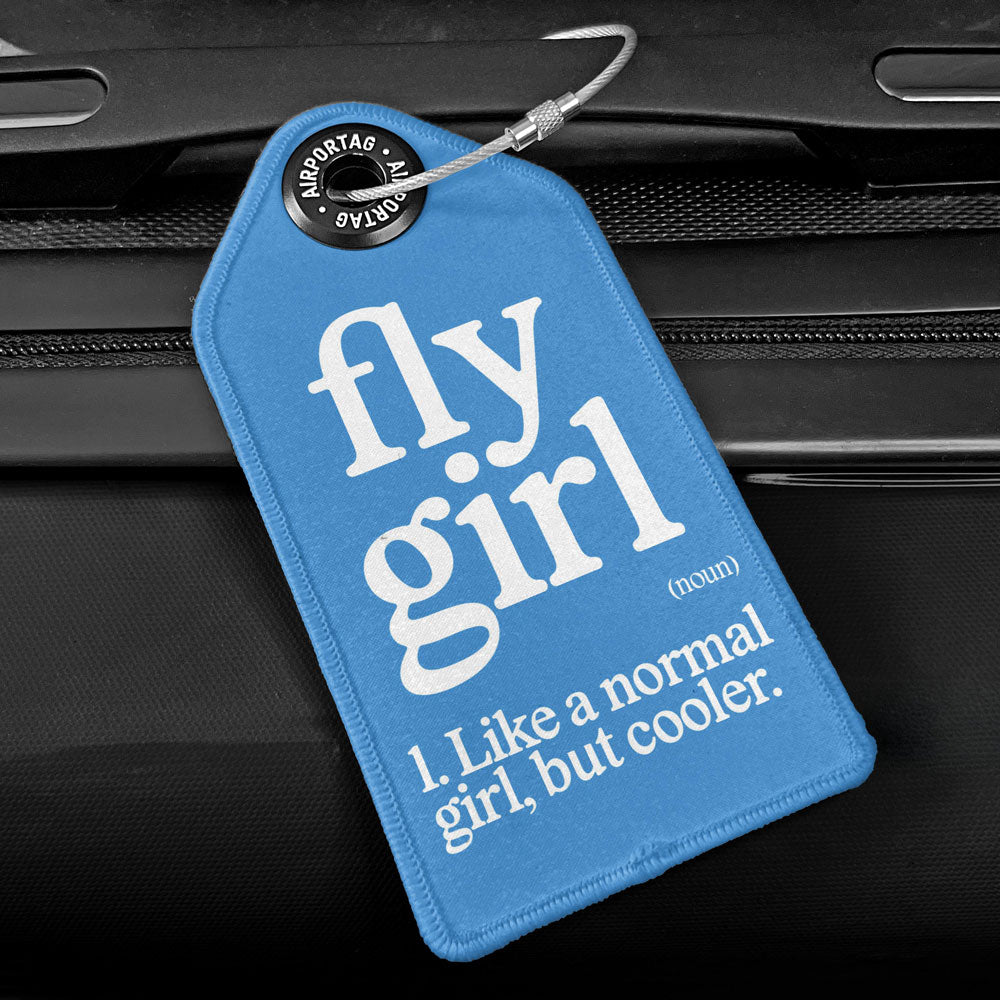 Fly Girl - Luggage Tag
