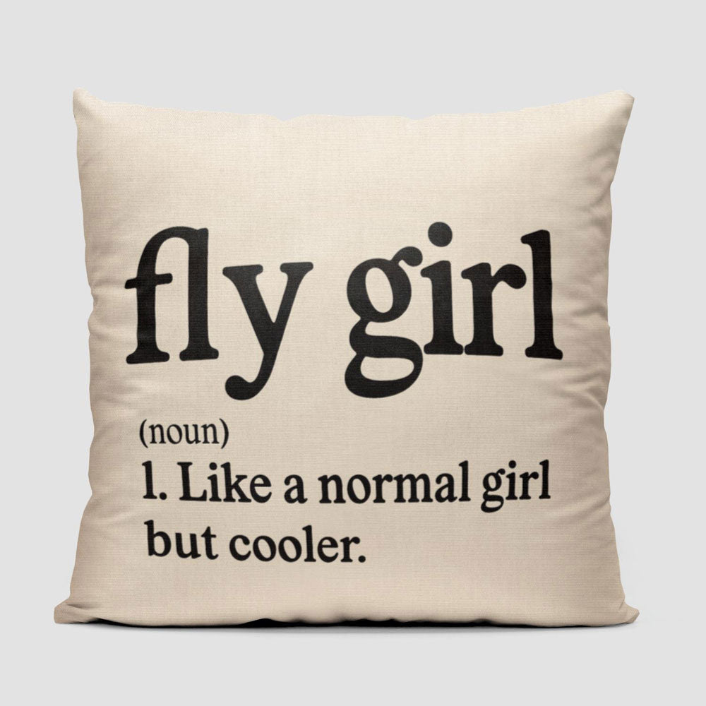 Fly Girl - Throw Pillow