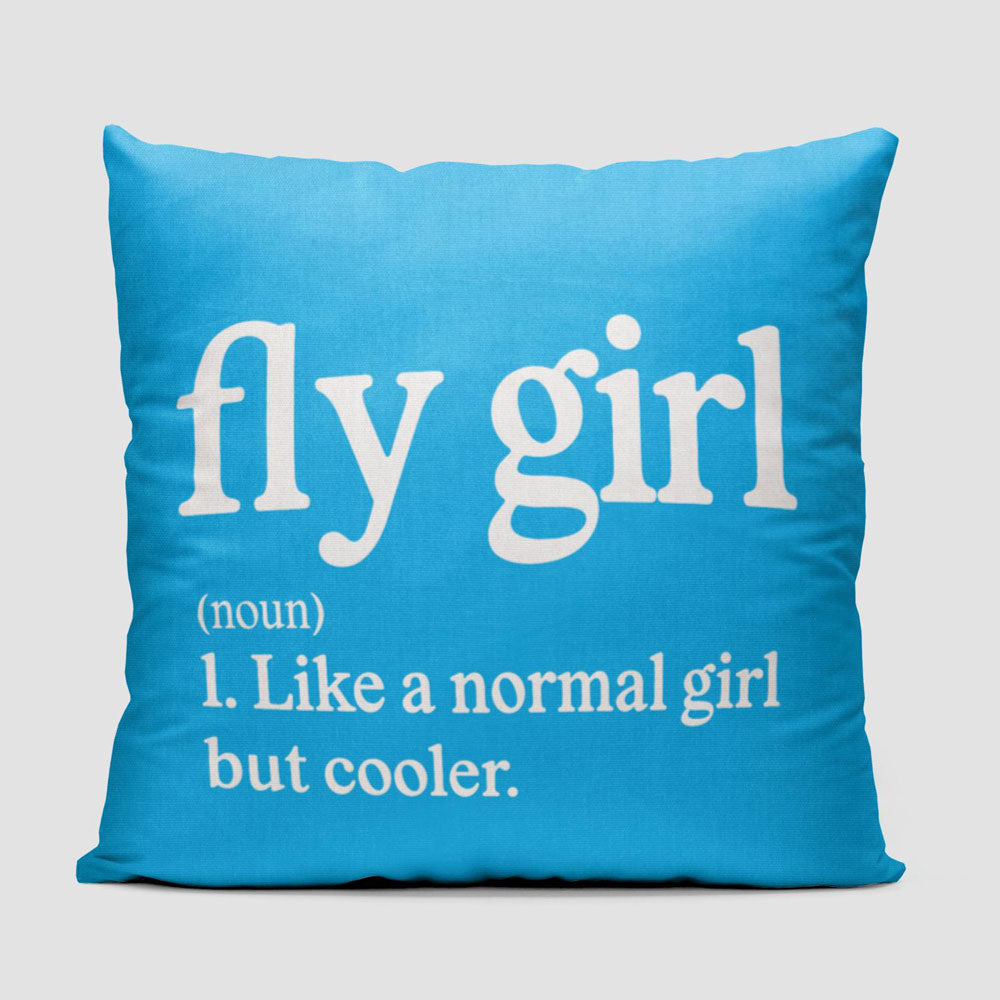 Fly Girl - Throw Pillow
