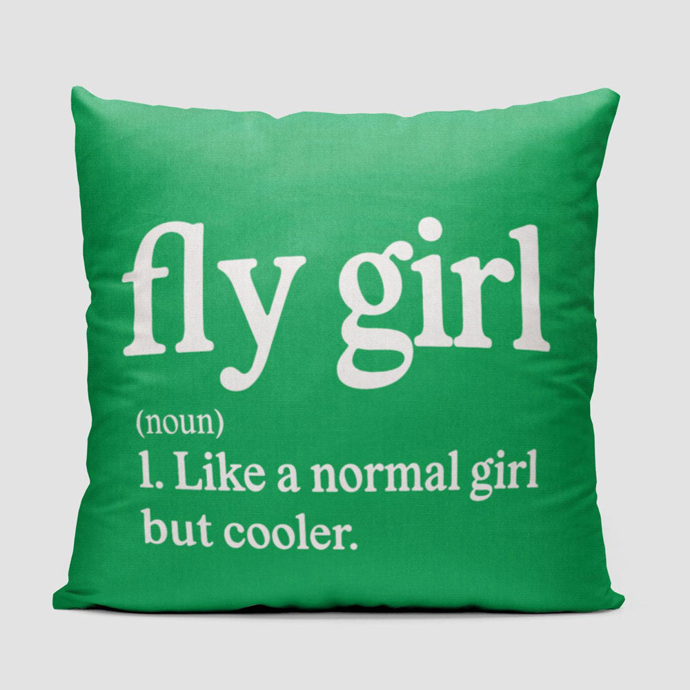 Fly Girl - Throw Pillow