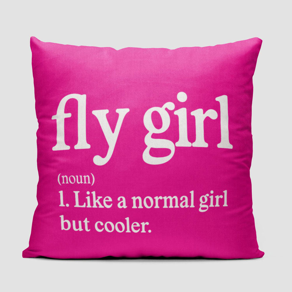 Fly Girl - Throw Pillow