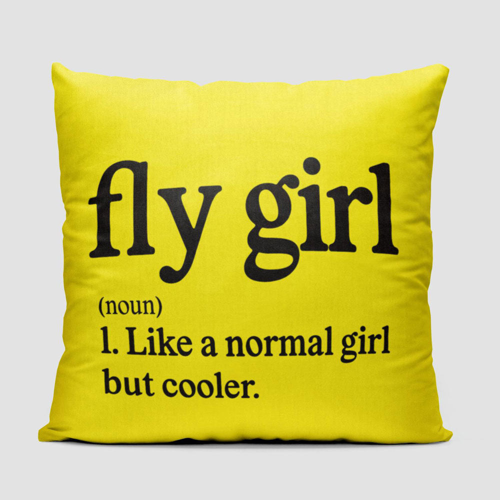 Fly Girl - Throw Pillow