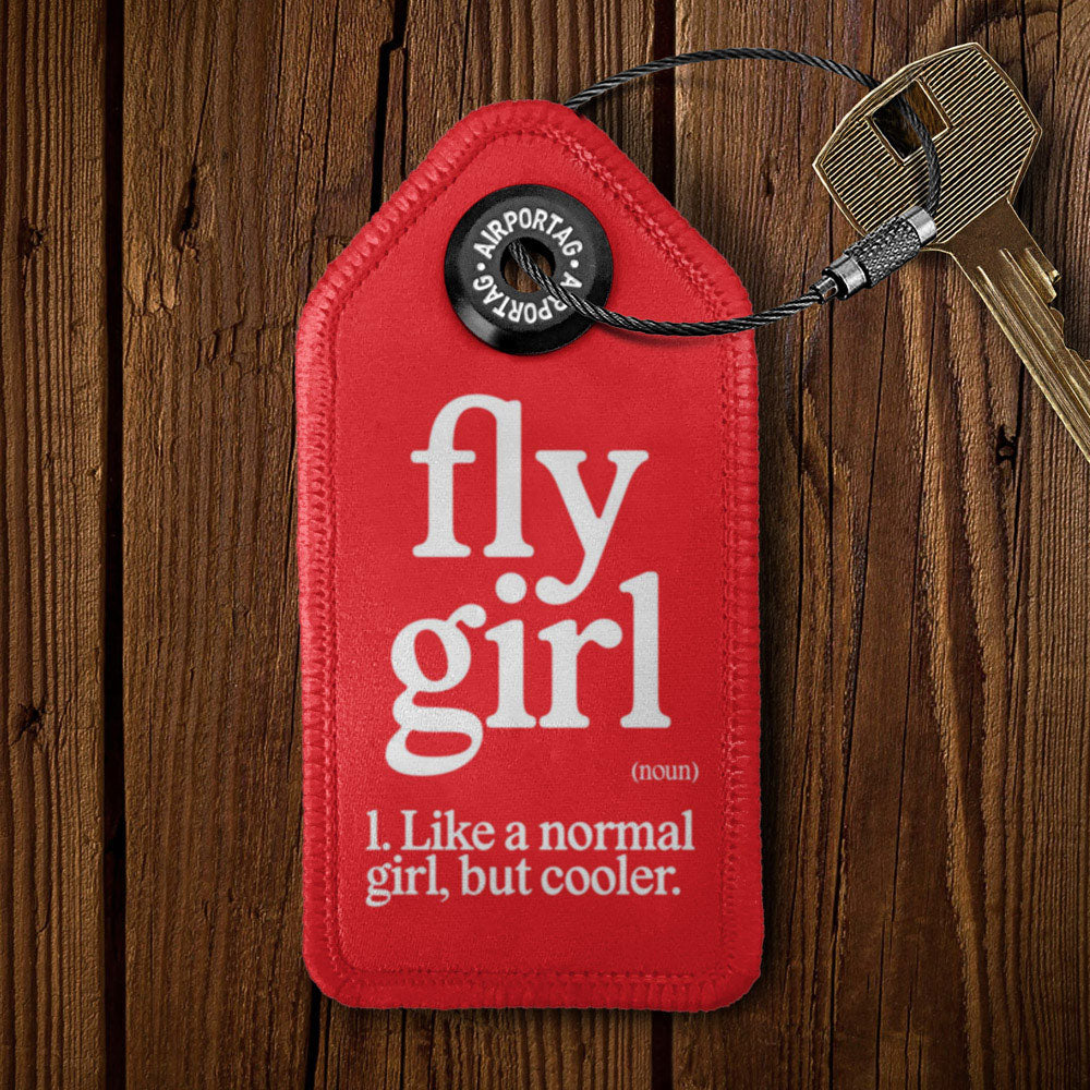 Fly Girl - Tag Keychain