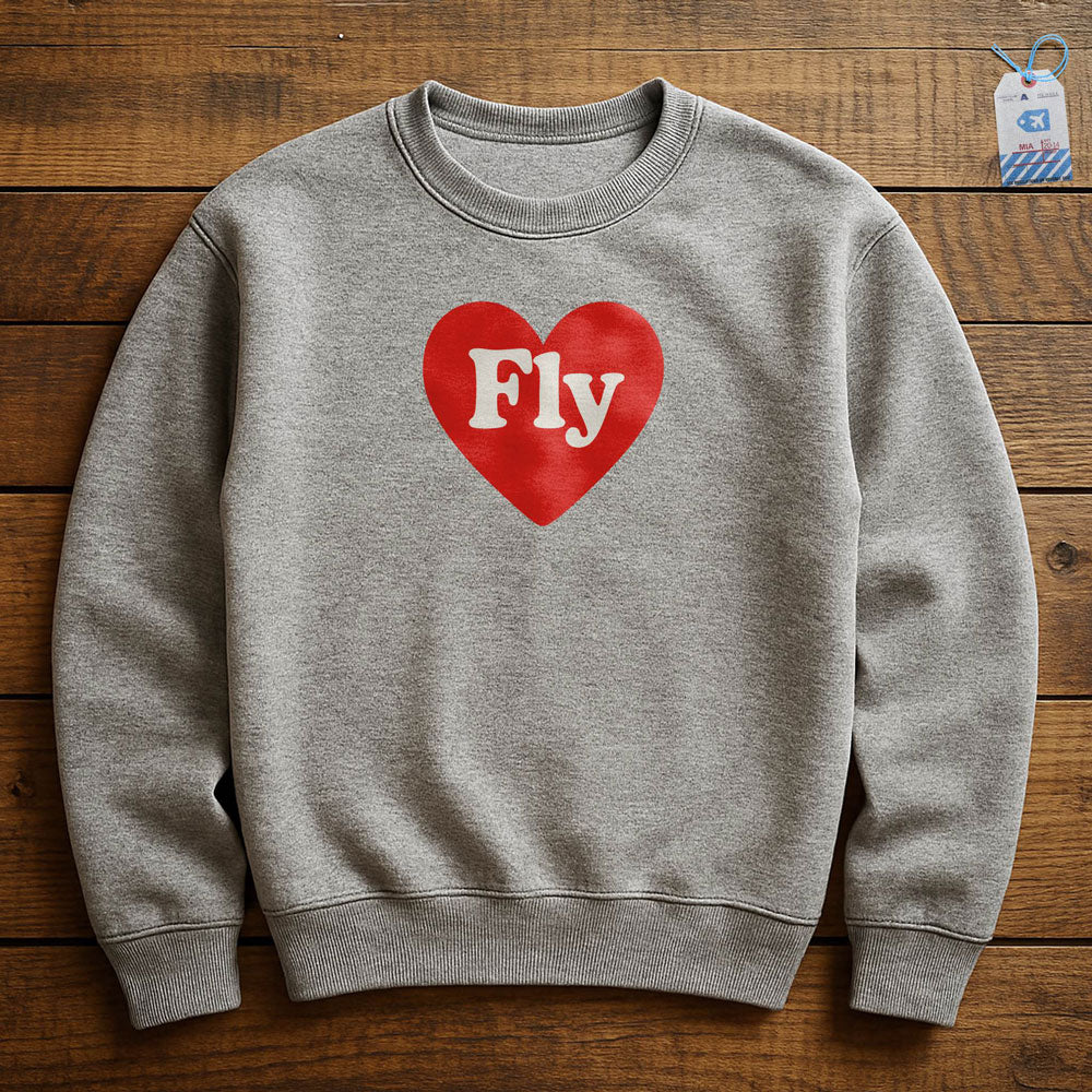 Fly Cute Heart - Sweatshirt