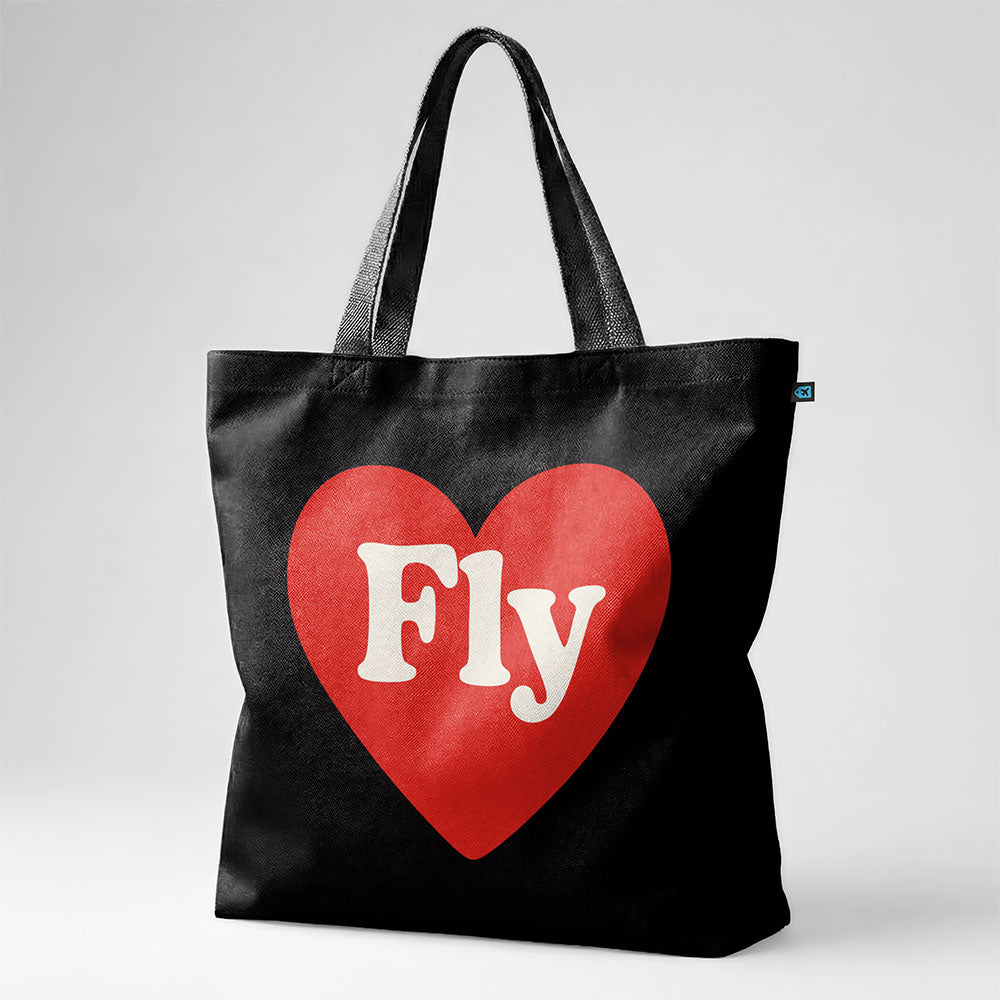Fly Cute Heart - Tote Bag