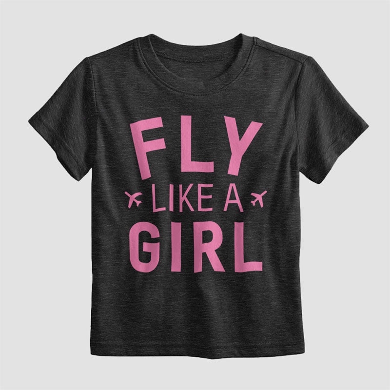 Fly Like A Girl - Kids T-Shirt