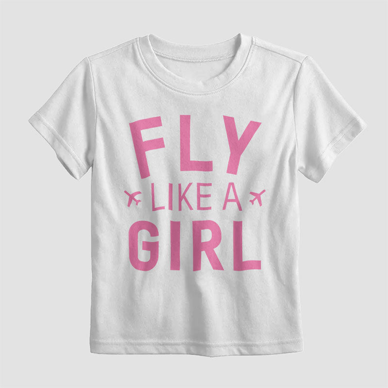 Fly Like A Girl - Kids T-Shirt