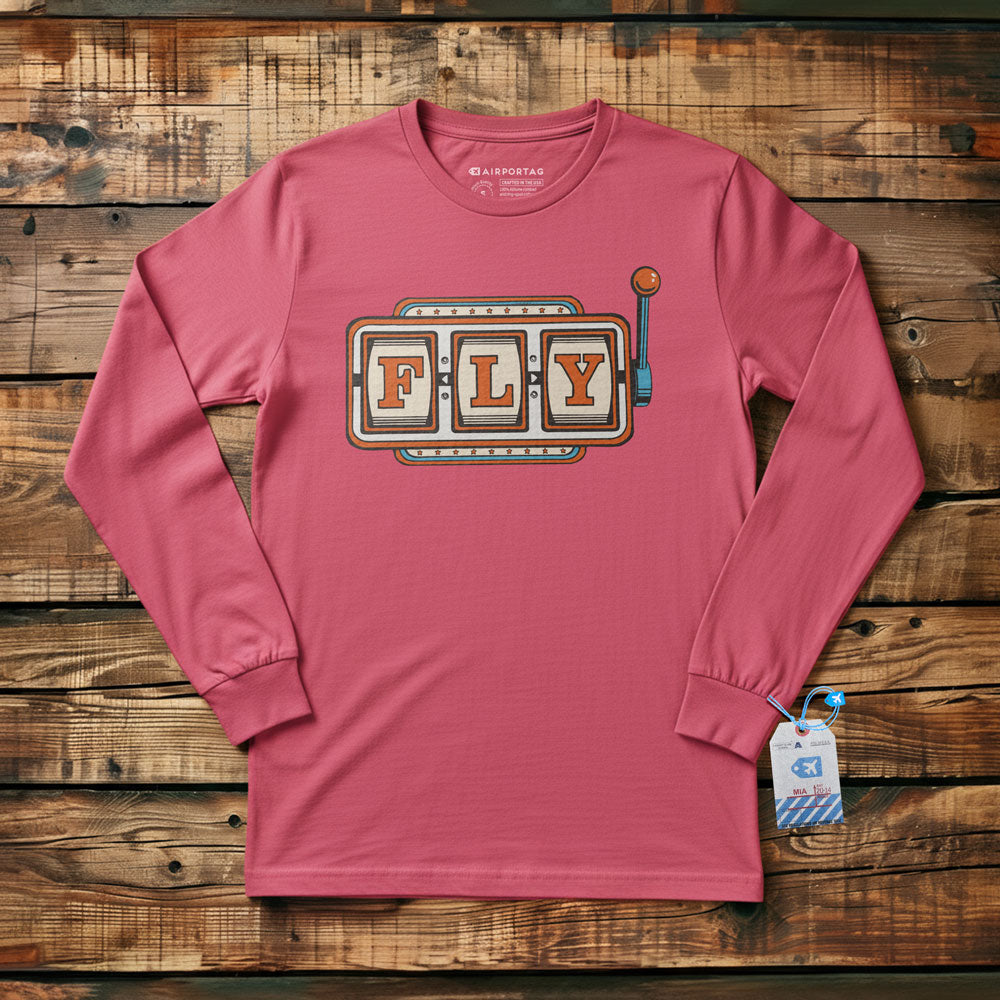 Fly Slot Machine - Long Sleeve T-Shirt