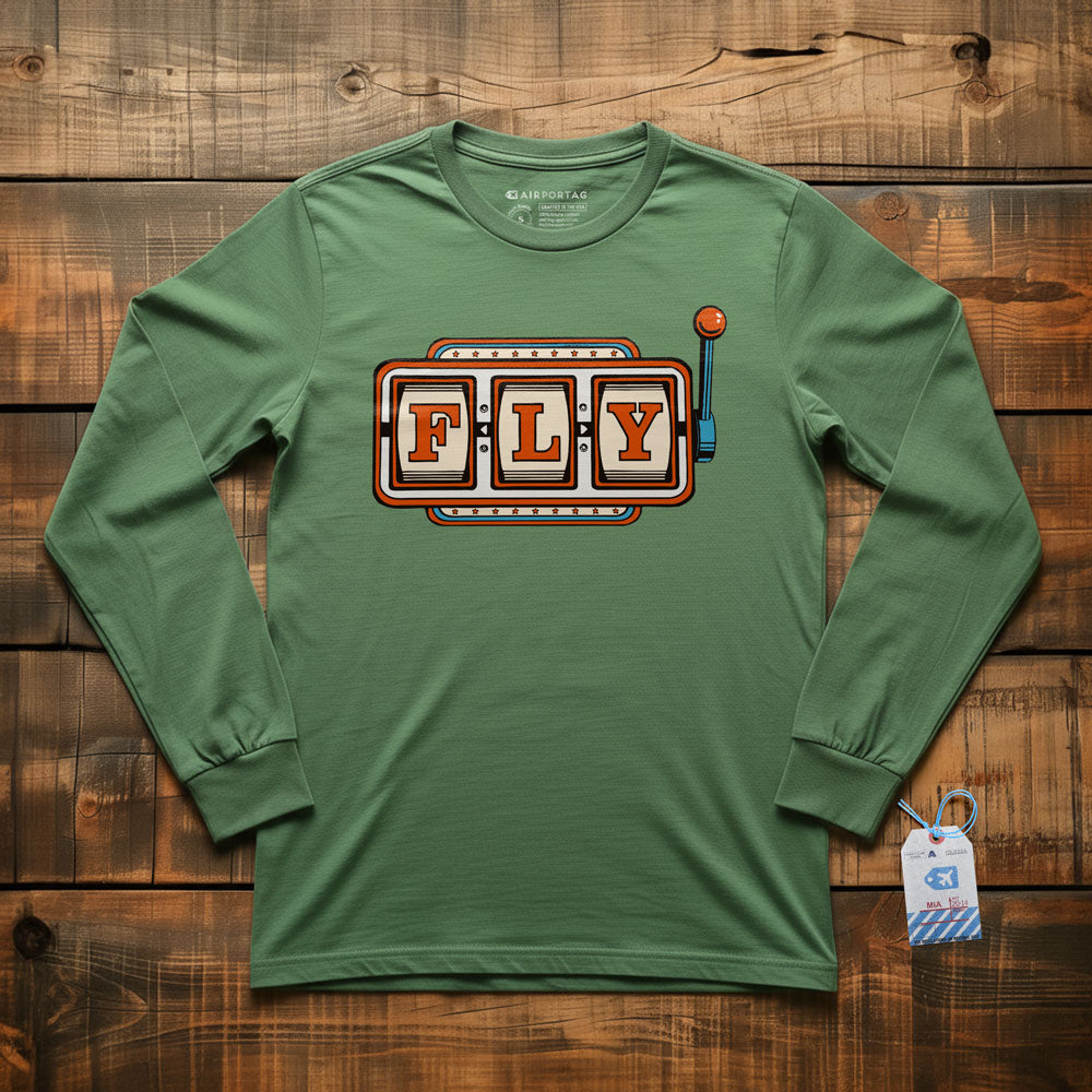 Fly Slot Machine - Long Sleeve T-Shirt