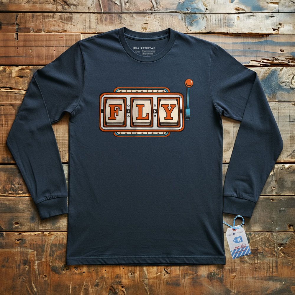 Fly Slot Machine - Long Sleeve T-Shirt