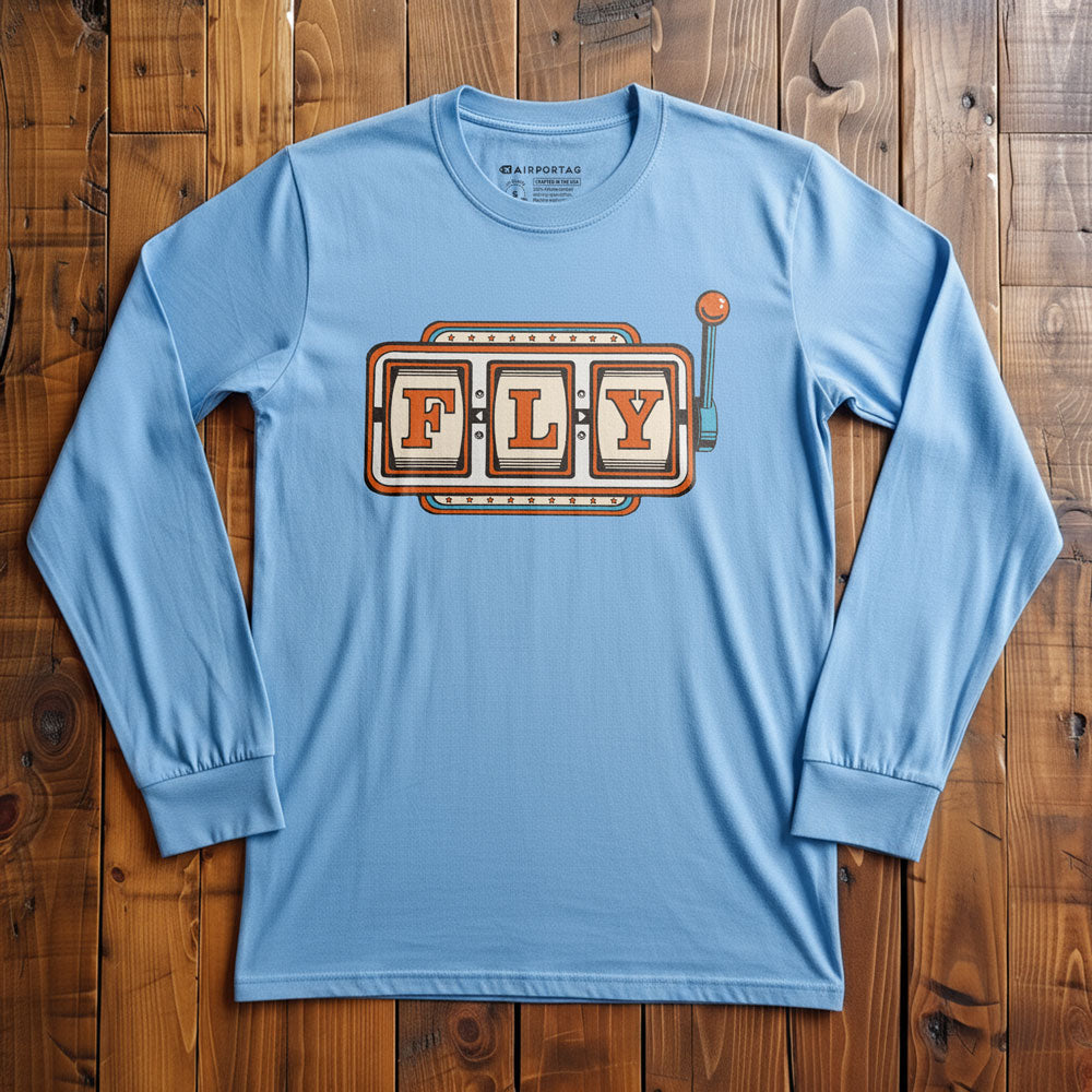 Fly Slot Machine - Long Sleeve T-Shirt
