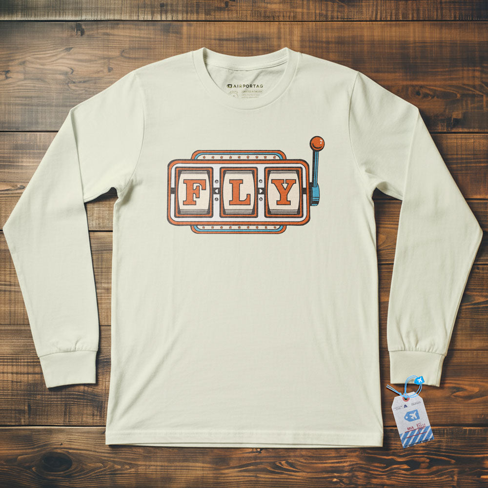 Fly Slot Machine - Long Sleeve T-Shirt