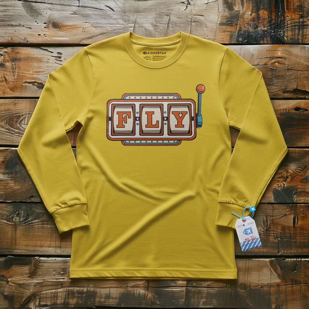 Fly Slot Machine - Long Sleeve T-Shirt