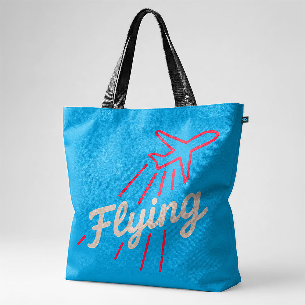 Flying Up Plane - Tote Bag