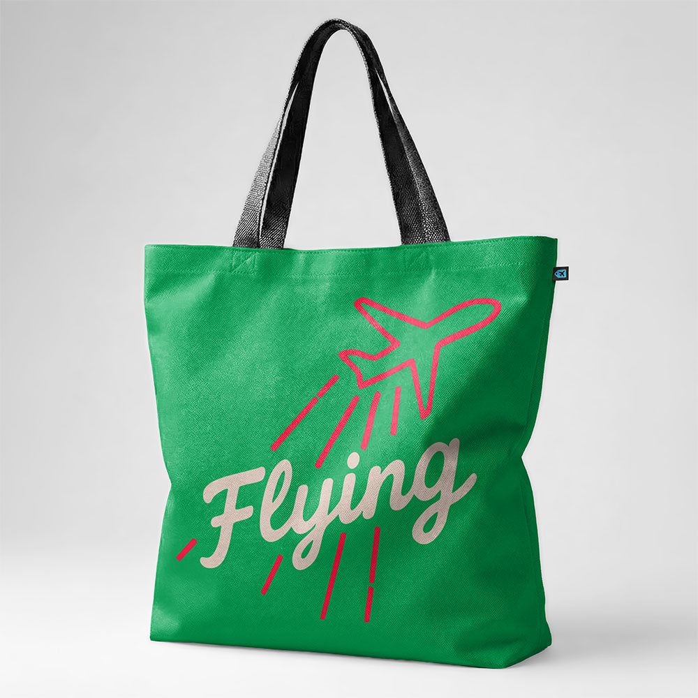Flying Up Plane - Tote Bag