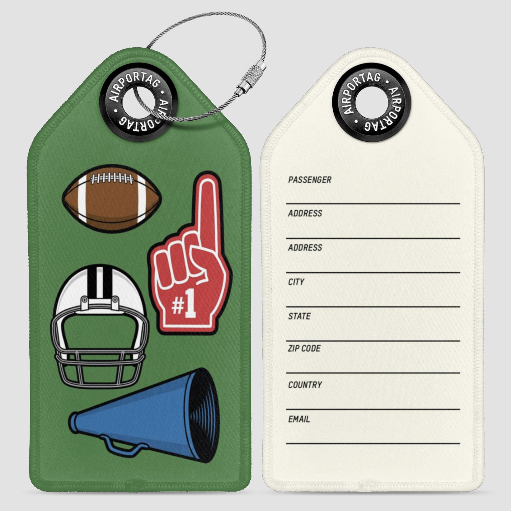 Football Icons - Luggage Tag