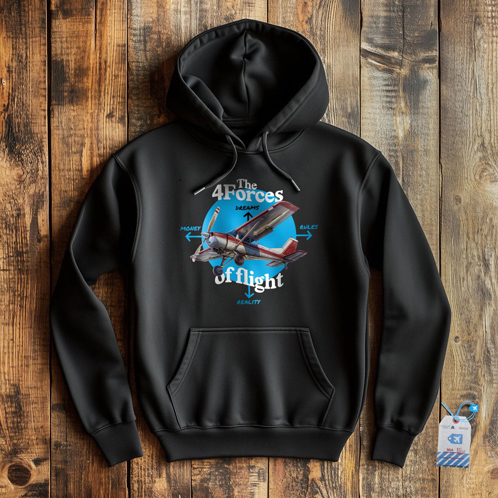 The Four Forces Of Flight - Pullover Hoodie