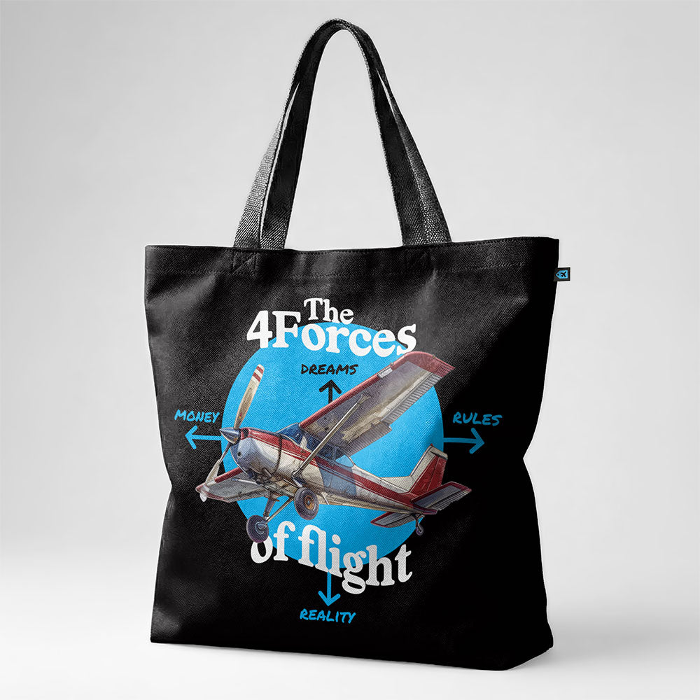 The Four Forces Of Flight - Tote Bag