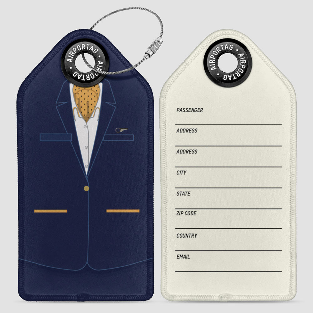 Uniforme du personnel de cabine féminin FR - Étiquette de bagage