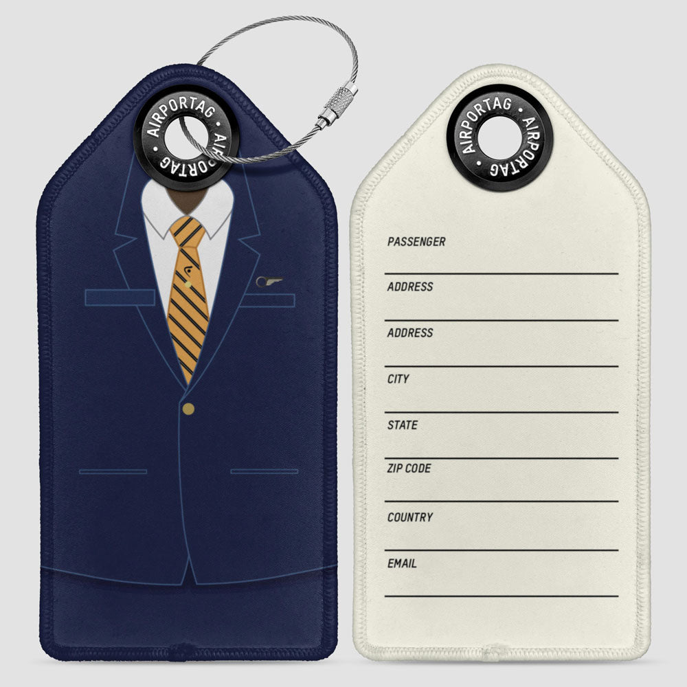 Uniforme du personnel de cabine masculin FR - Étiquette de bagage