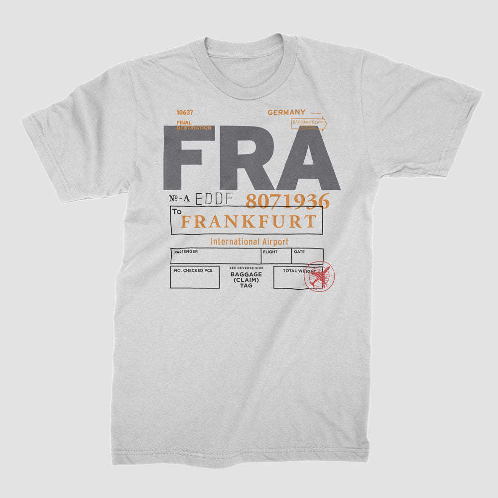 FRA Airport IATA Code T Shirt fra-airport-iata-code-t-shirt