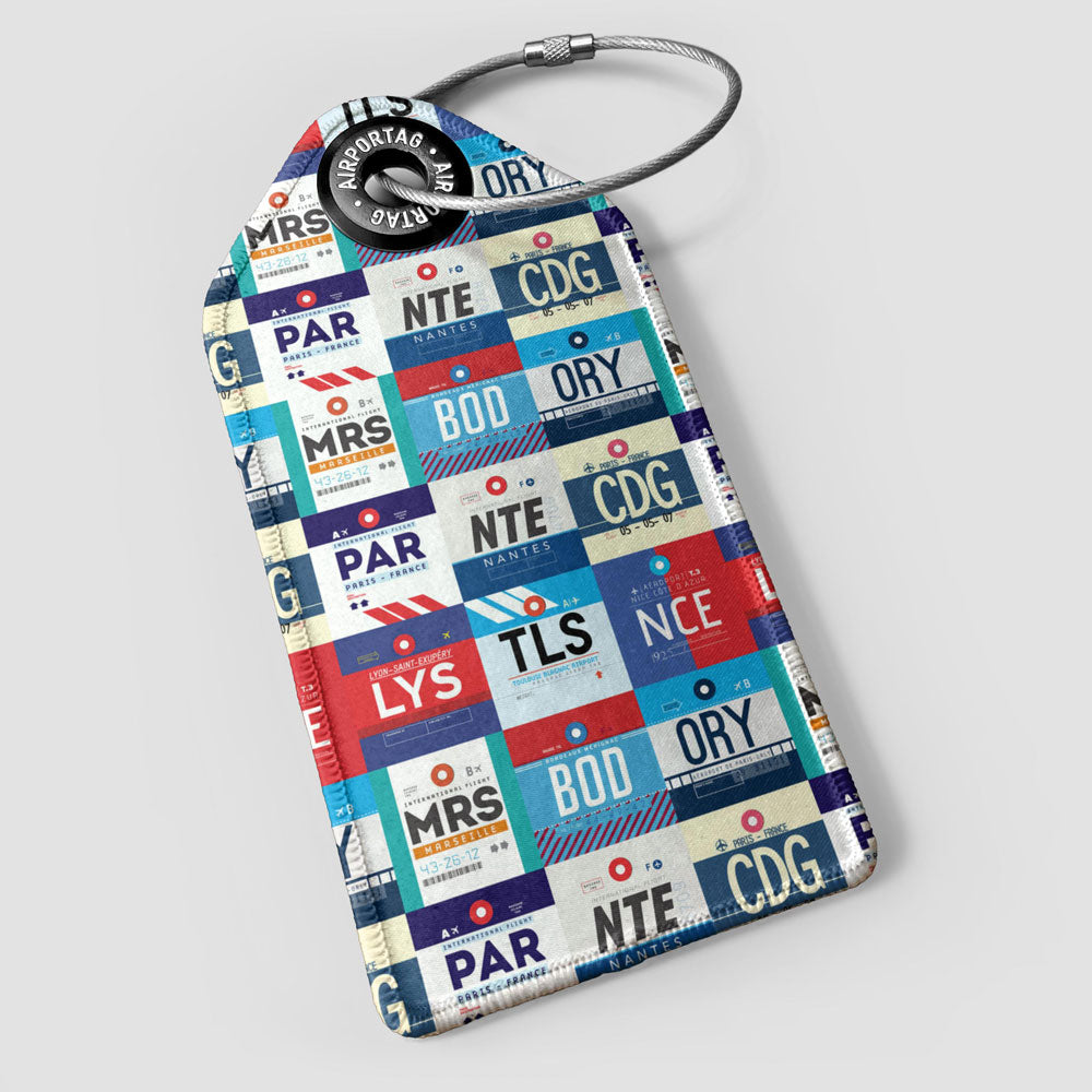 French Airports - Luggage Tag