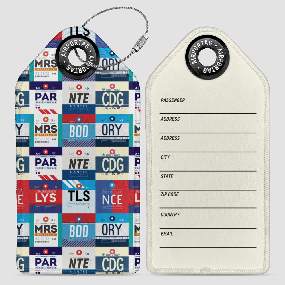 French Airports - Luggage Tag