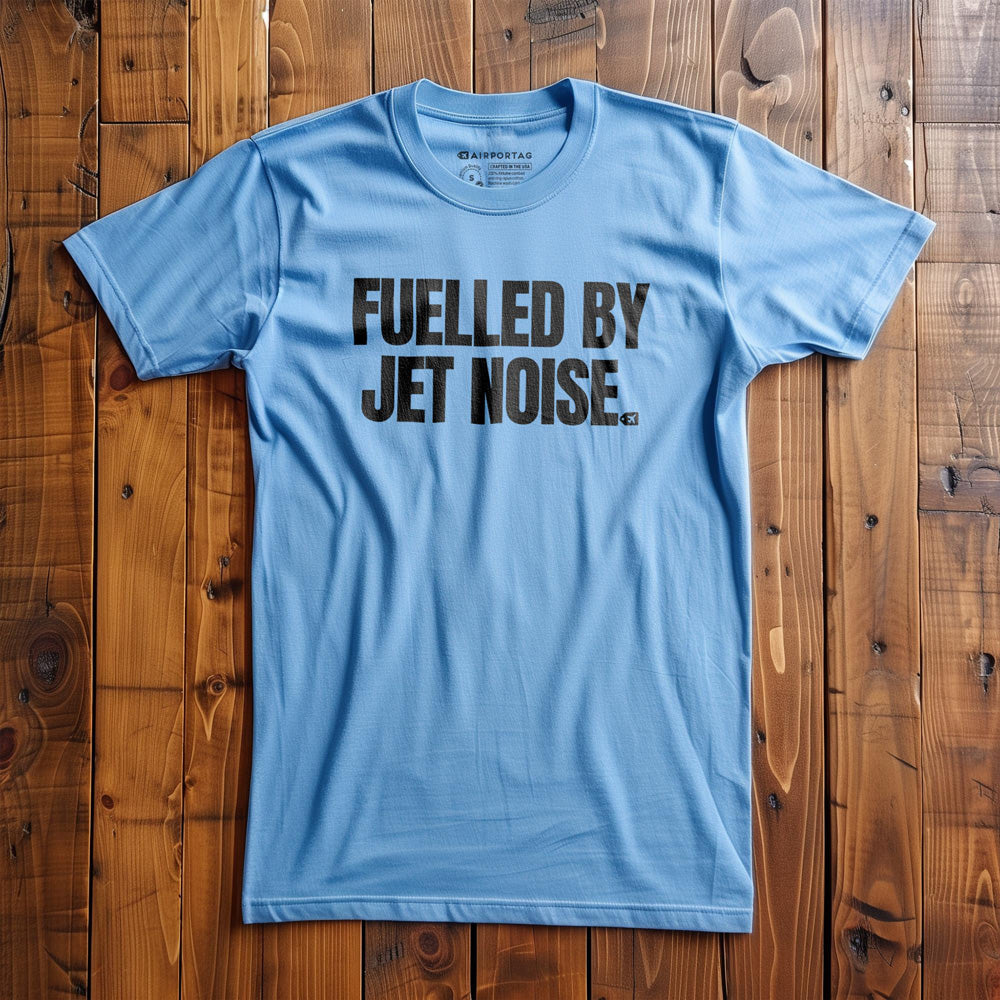 Fuelled by Jet Noise - T-Shirt - Ocean Blue