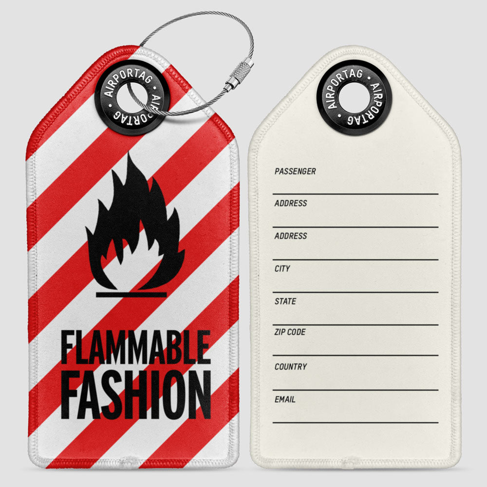 Flammable - Luggage Tag