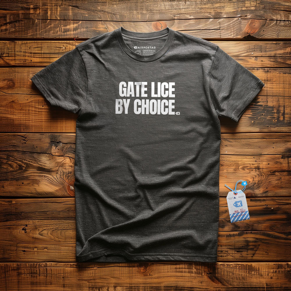 Gate Lice by Choice - T-Shirt - Dark Grey Heather