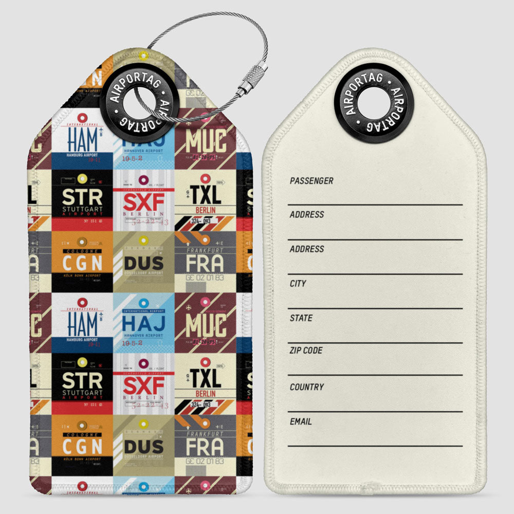 Germany Airports - Luggage Tag
