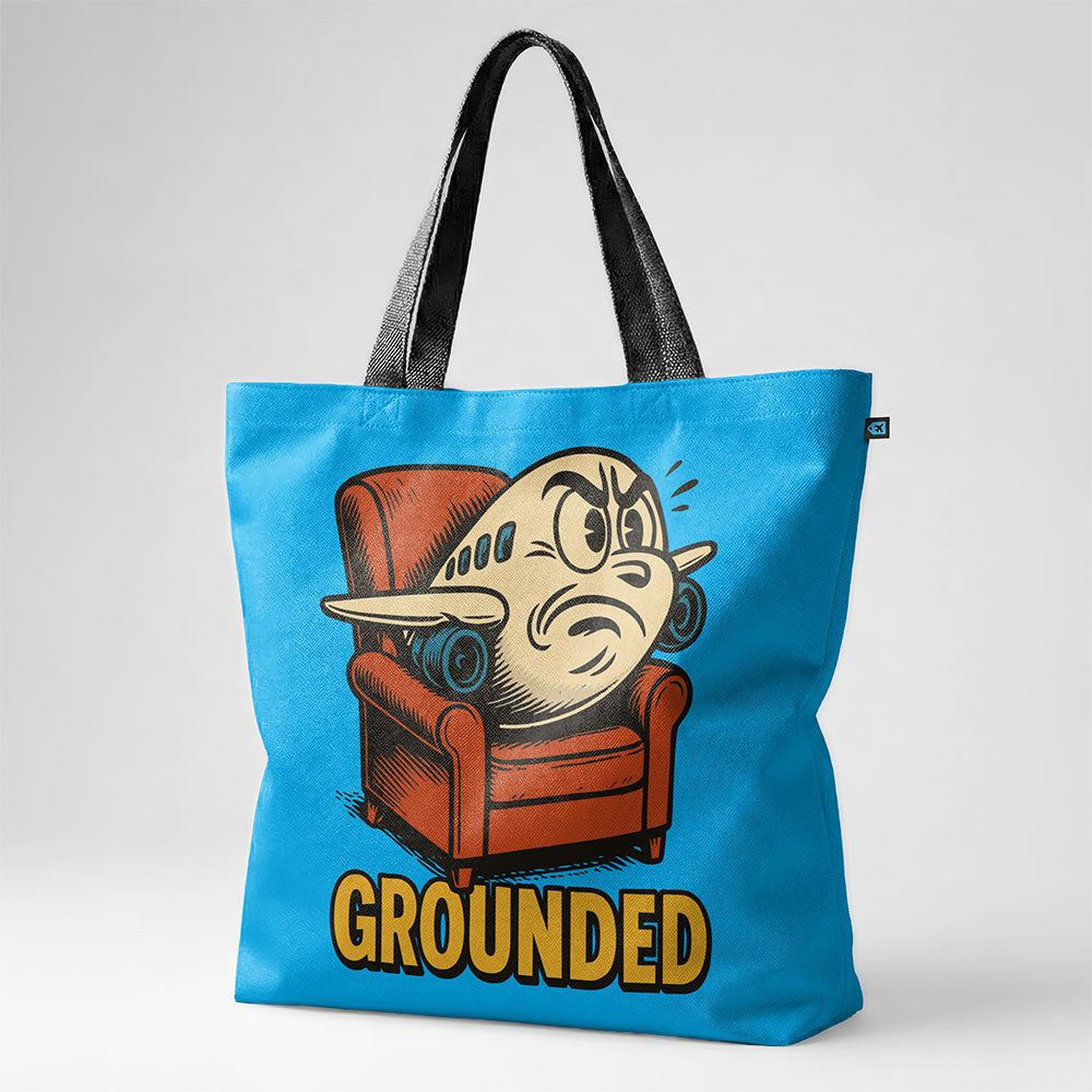 Grounded Plane - Tote Bag